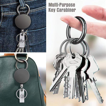 SUPSAS54 Heavy Duty Metal Retractable Badge Holders