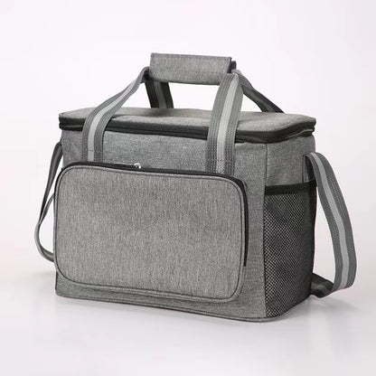 SUPSAS63 Large Reusable Insulated Cooler Lunch Bag