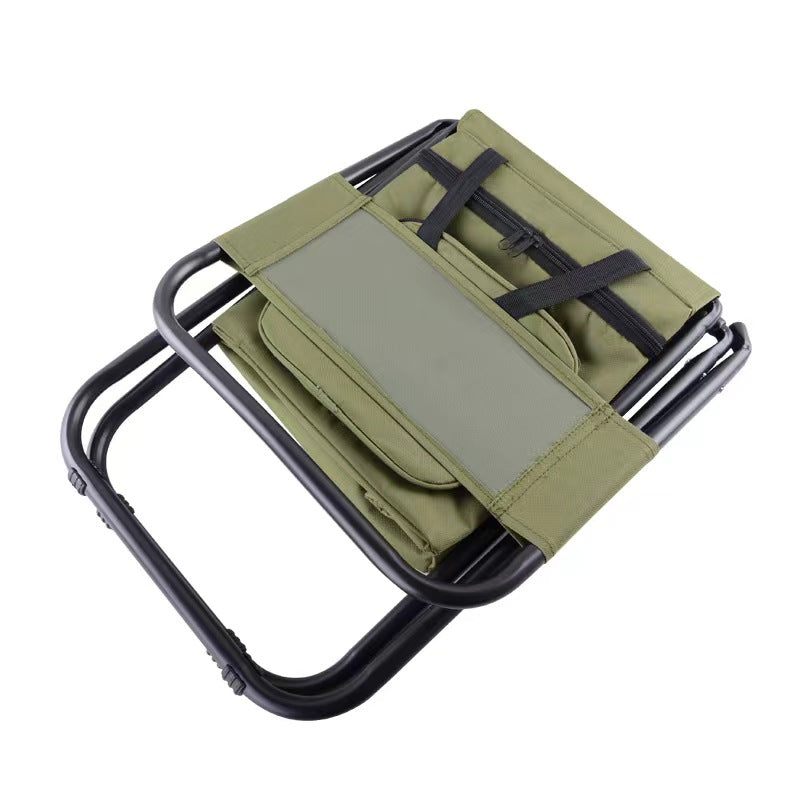 SUPSAS87 Folding Chair Seat with Cooler Bag