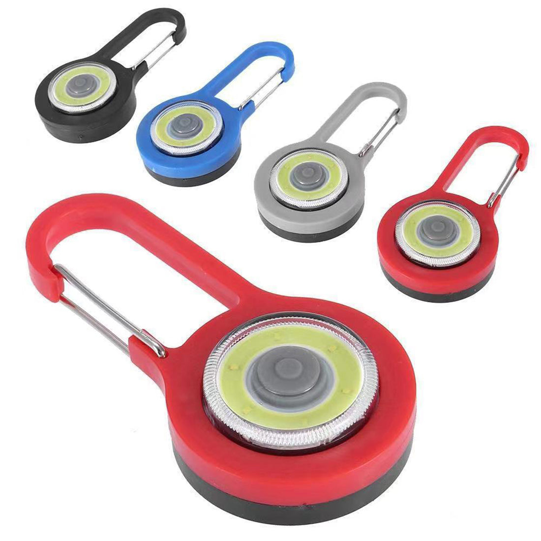 SUPSAS88 Helle COB-LED-Karabiner-Taschenlampe