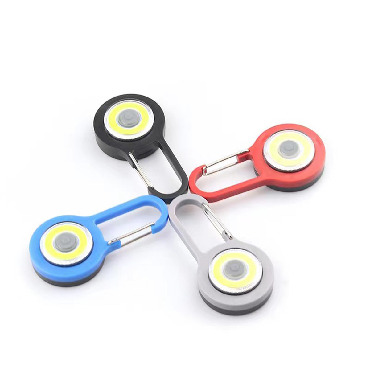 SUPSAS88 Helle COB-LED-Karabiner-Taschenlampe