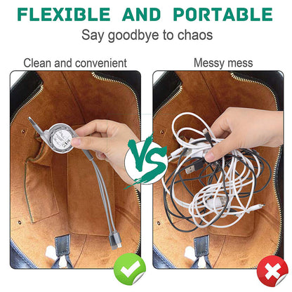 SUPSAW110 3-in-1 Einziehbares USB-Kabel Schnellladekabel