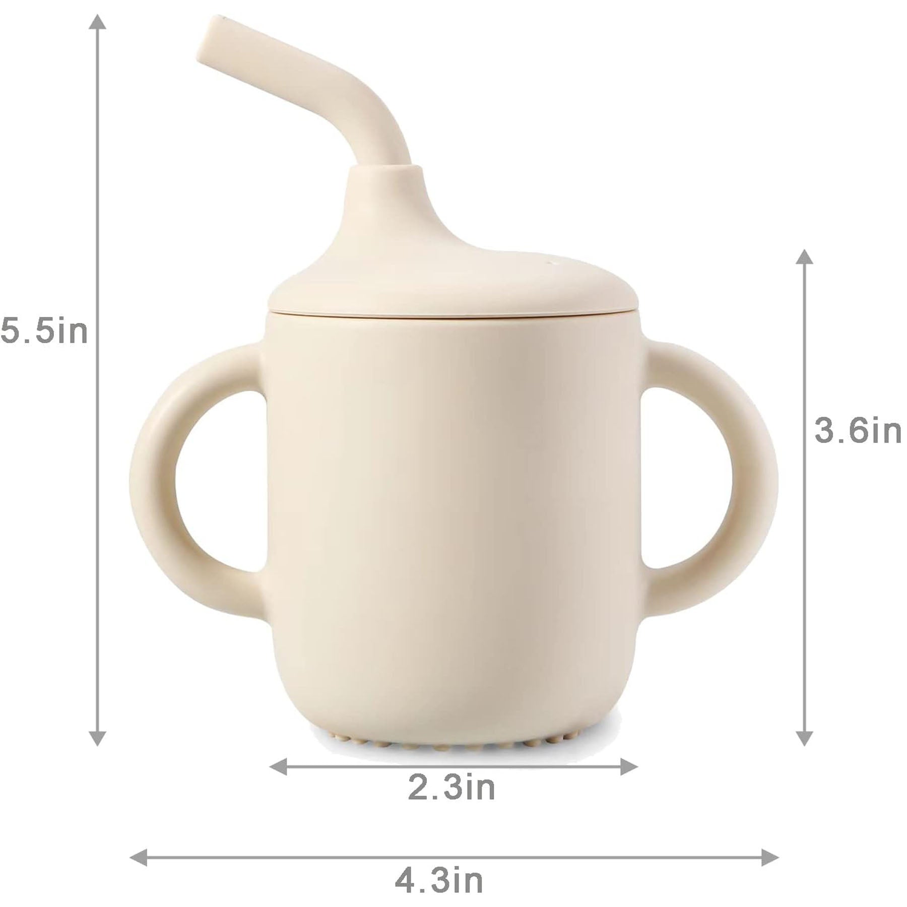 SUPSAW112 Baby Silicone Sippy Cup