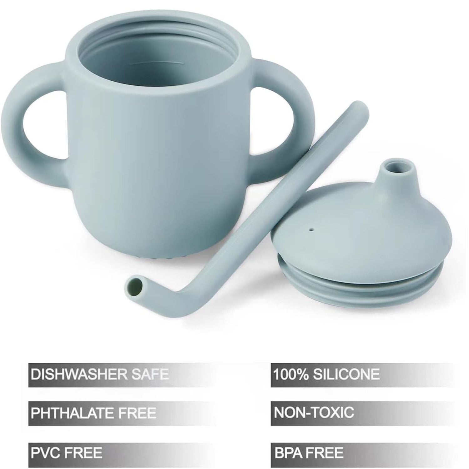 SUPSAW112 Baby Silicone Sippy Cup