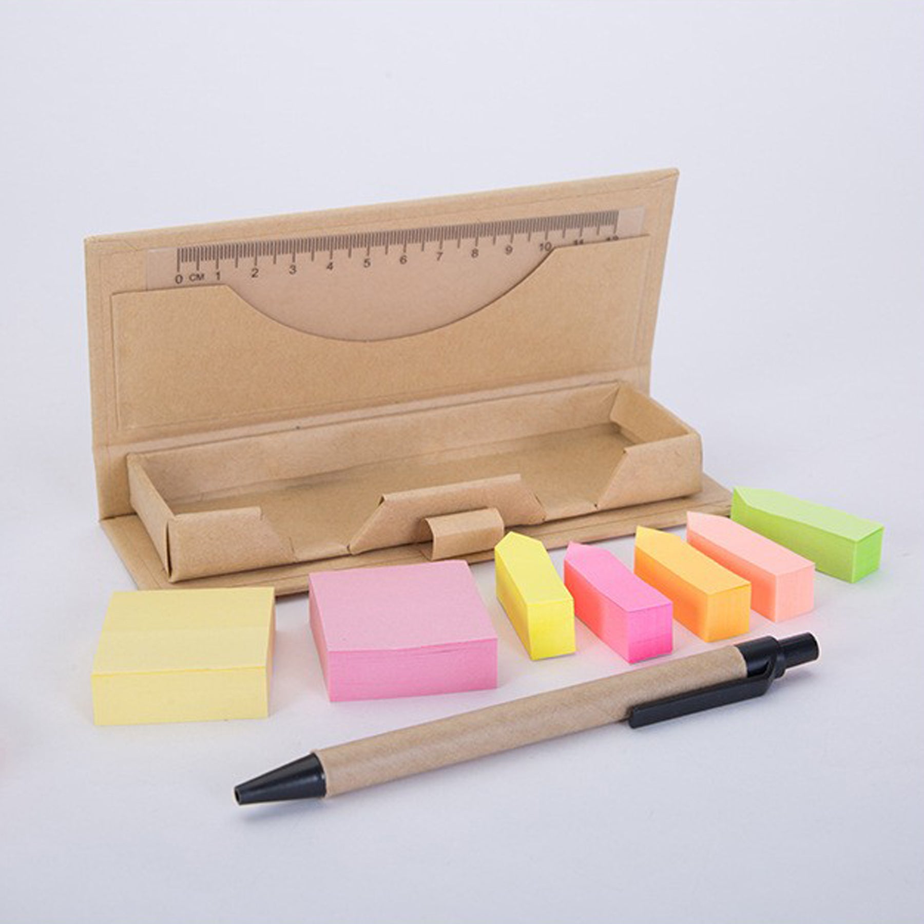 SUPSAW123 Farbige Haftnotiz mit Kraftverpackung