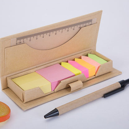 SUPSAW123 Farbige Haftnotiz mit Kraftverpackung
