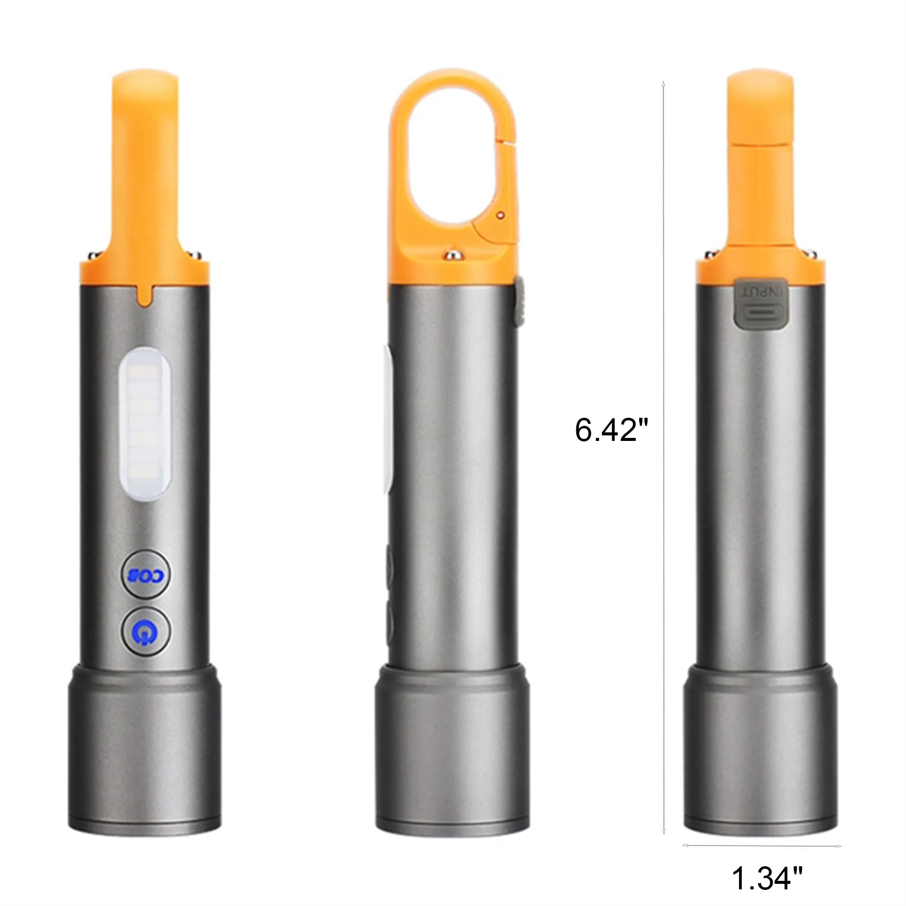 SUPSAW127 Super Bright LED Rechargeable Flashlight