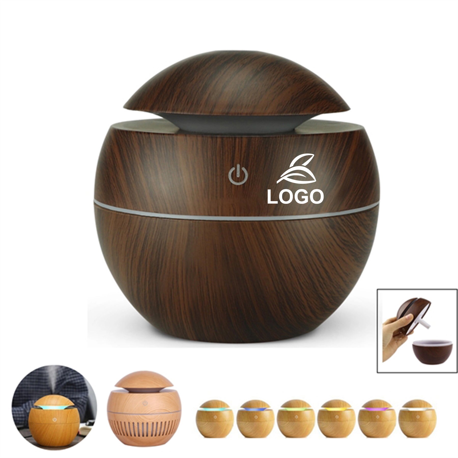 SUPSAW134 Wood Grain Usb Air Humidifier
