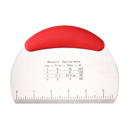 SUPSAW18 Stainless Steel Dough Pastry Scraper Cutter