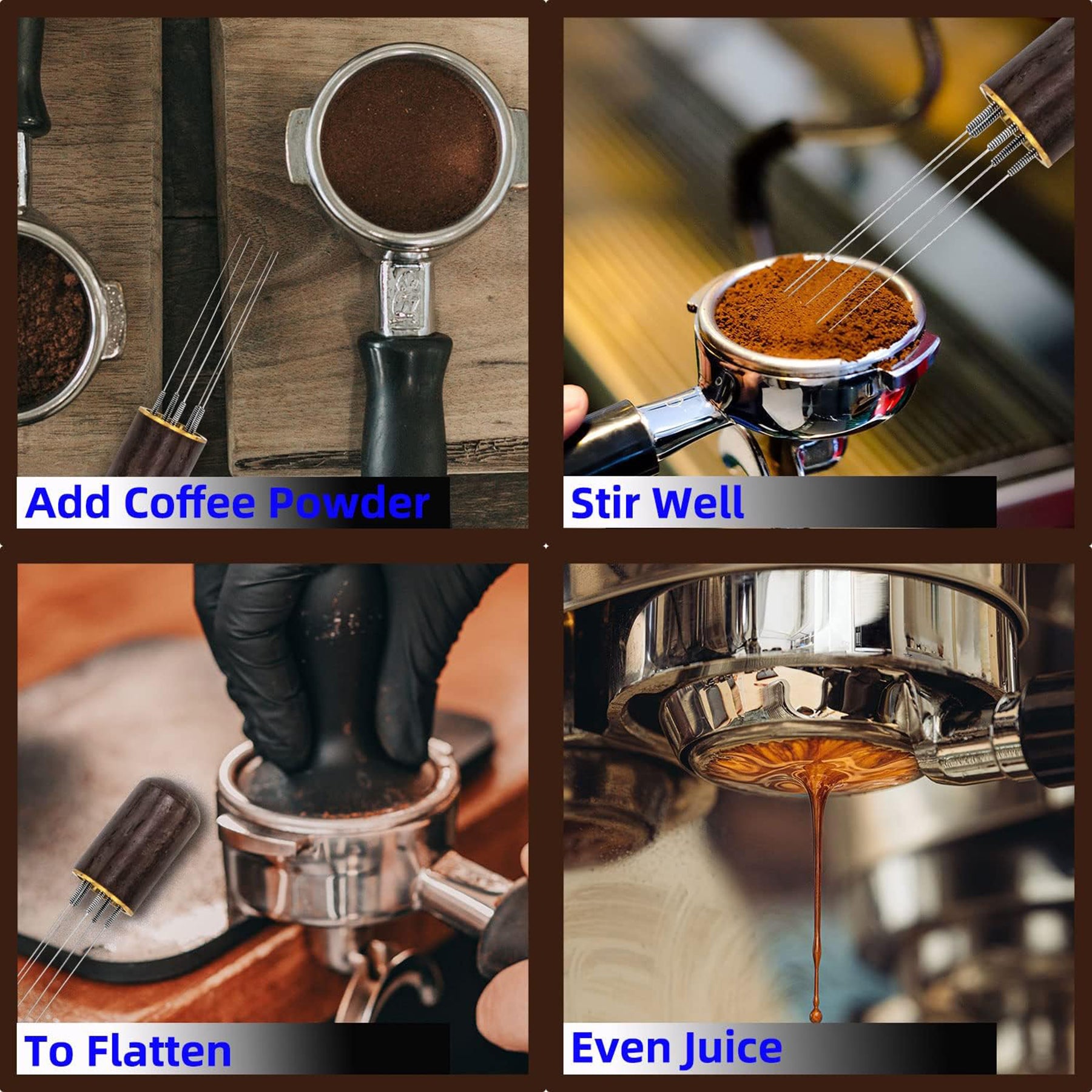 SUPSAW198  Coffee Stirrer 5 Needles