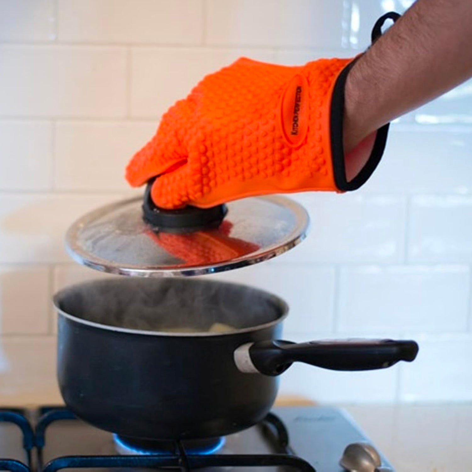 SUPSAW21 Heat Resistant BBQ Smoker Grill Gloves