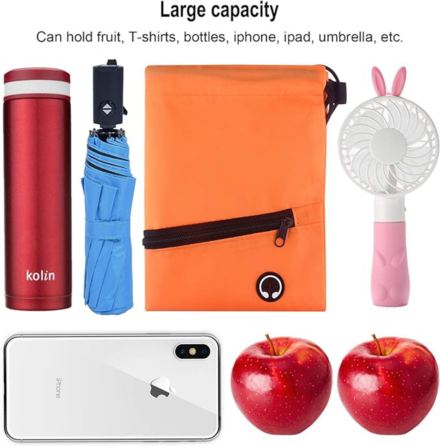 SUPSAW25 Drawstring Bags with Zipper