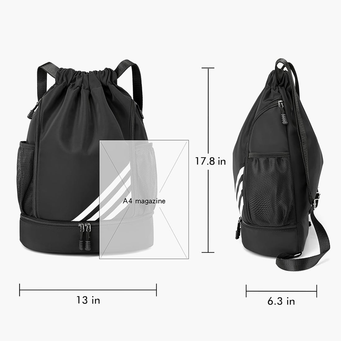 SUPSAW42 Water Resistant Drawstring Backpack