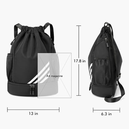 SUPSAW42 Water Resistant Drawstring Backpack