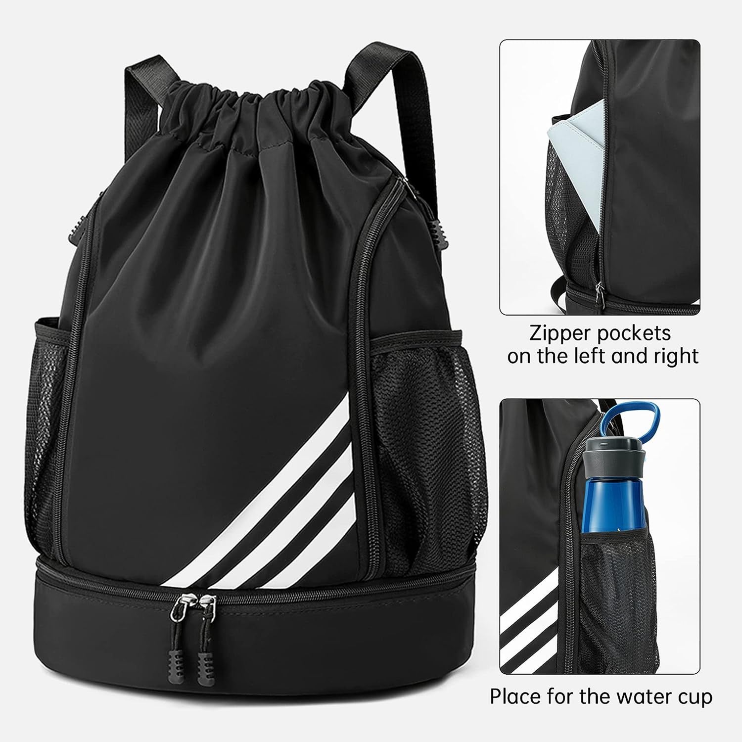 SUPSAW42 Water Resistant Drawstring Backpack