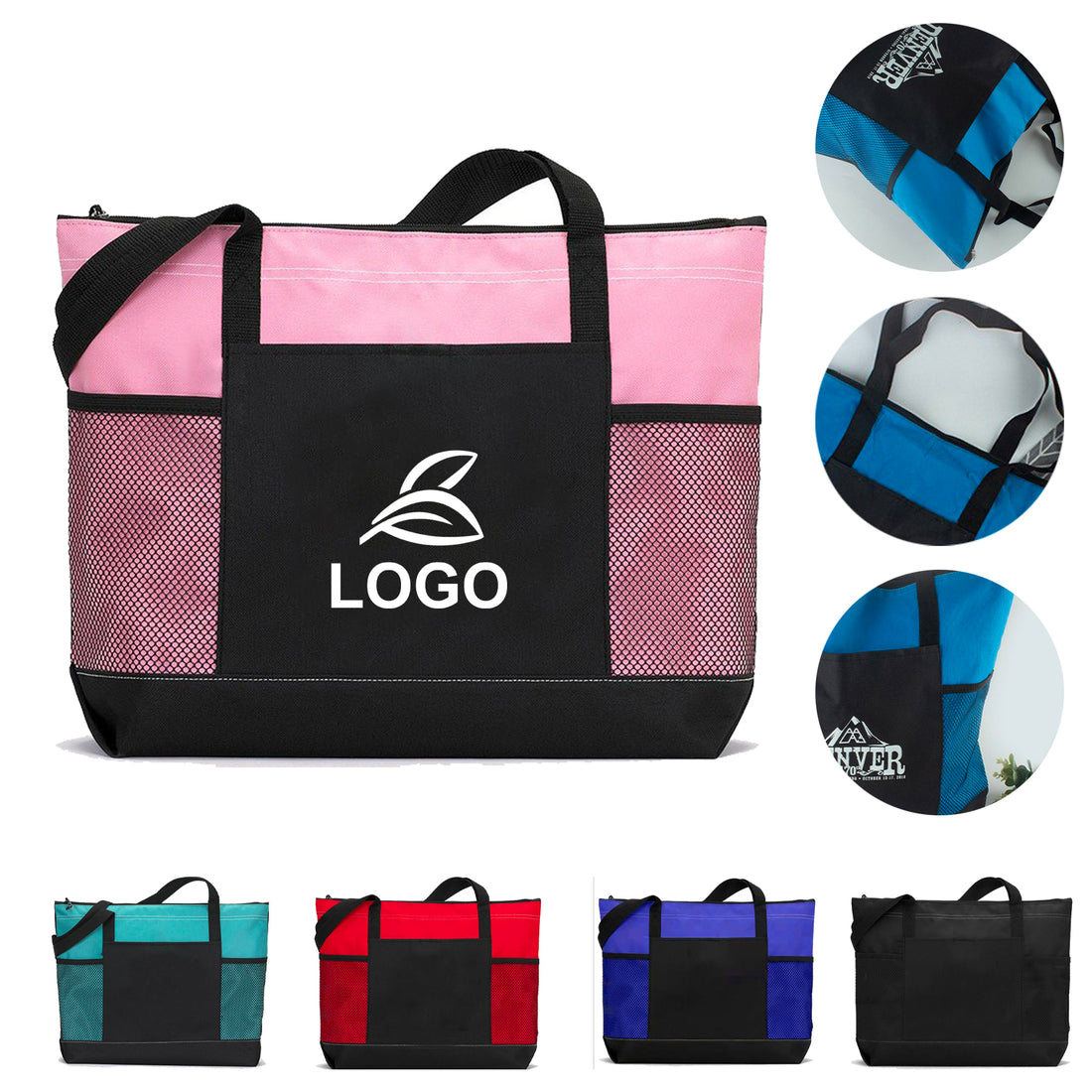 SUPSAW43 Select Zippered Tote