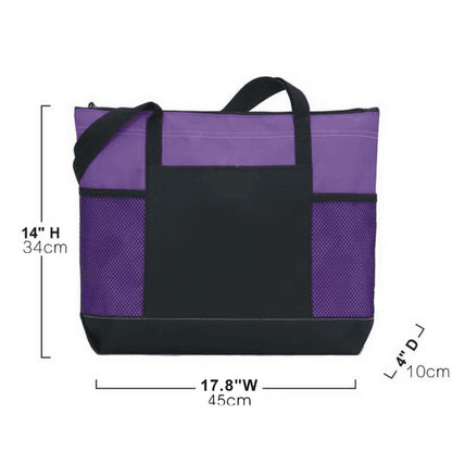 SUPSAW43 Select Zippered Tote
