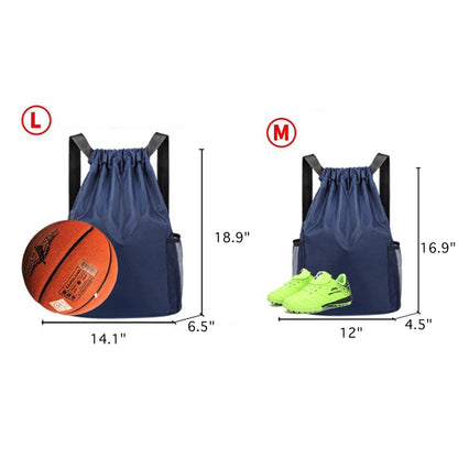 SUPSAW56 Wide Shoulder Strap Drawstring Backpack