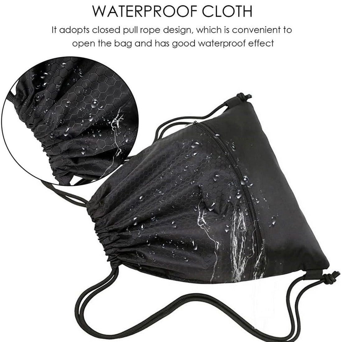 SUPSAW57 Drawstring Backpack Bag