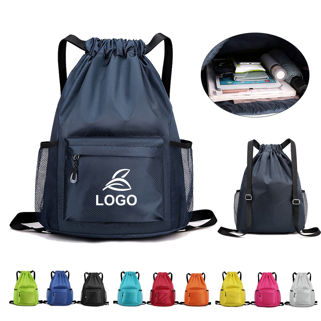 SUPSAW58 Outdoor Drawstring Sports Backpack