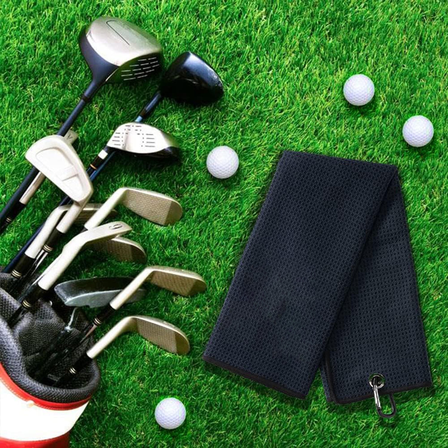 SUPSAW67 Mikrofaser-Sport-Golfhandtuch