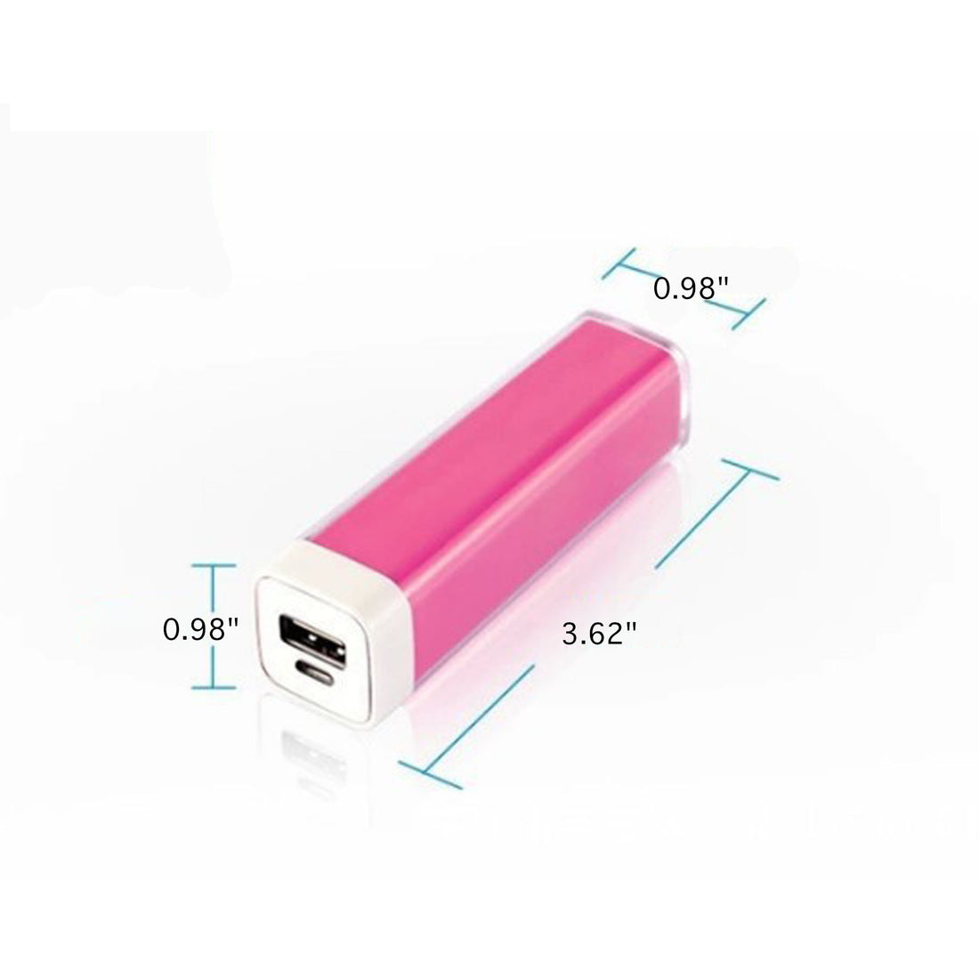 SUPSAW95 Kleines tragbares Lippenstift-Ladegerät 2200 mAh