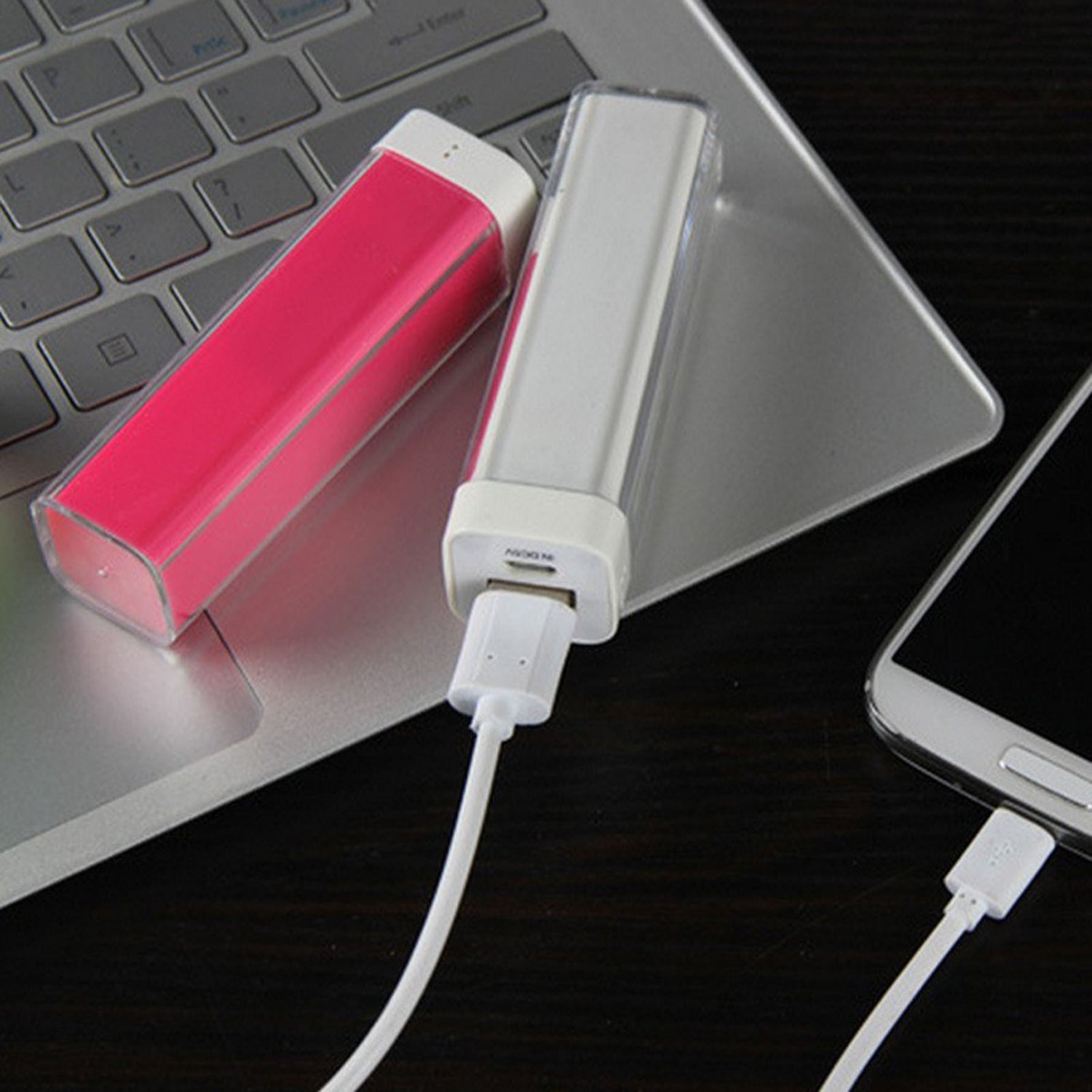 SUPSAW95 Kleines tragbares Lippenstift-Ladegerät 2200 mAh