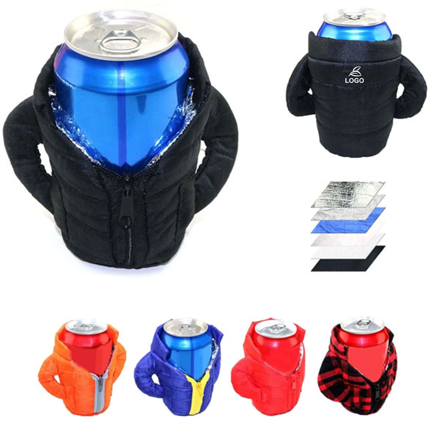SUPSAW97 Beverage Jacket Can Coolers