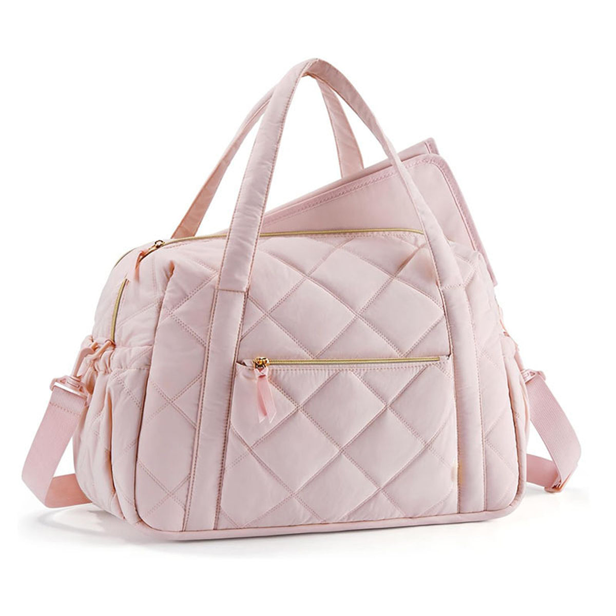 HUPSAZ23 Lightweight Mommy Bag Quilted Tote Bag