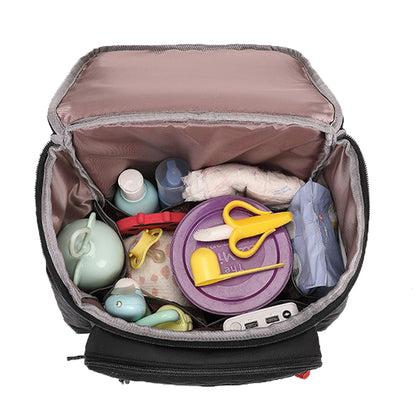 HUPSAZ27 Large Capacity Baby Bag with Portable Changing Pad