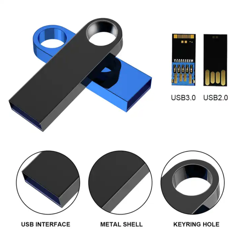 SUPSBL07 USB-Flash-Laufwerk aus Metall, 4 GB