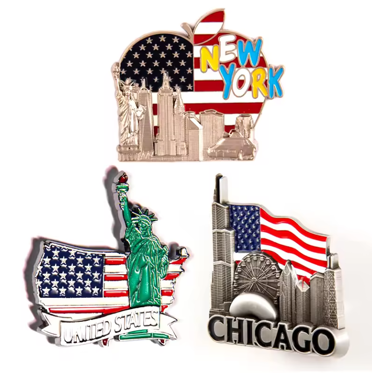 SUPSBL118 3D Metal Fridge Magnet