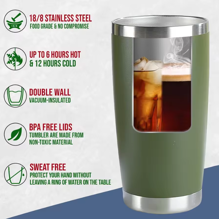 SUPSBL157 20oz. Stainless Steel Tumbler