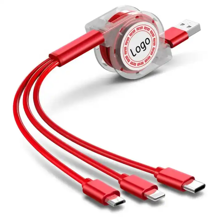 SUPSBL19 3-in-1-Ladekabel mit Aufrollfunktion