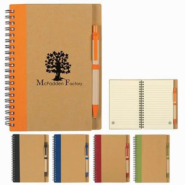 SUPSBL43 Spiral Notebook and Pen