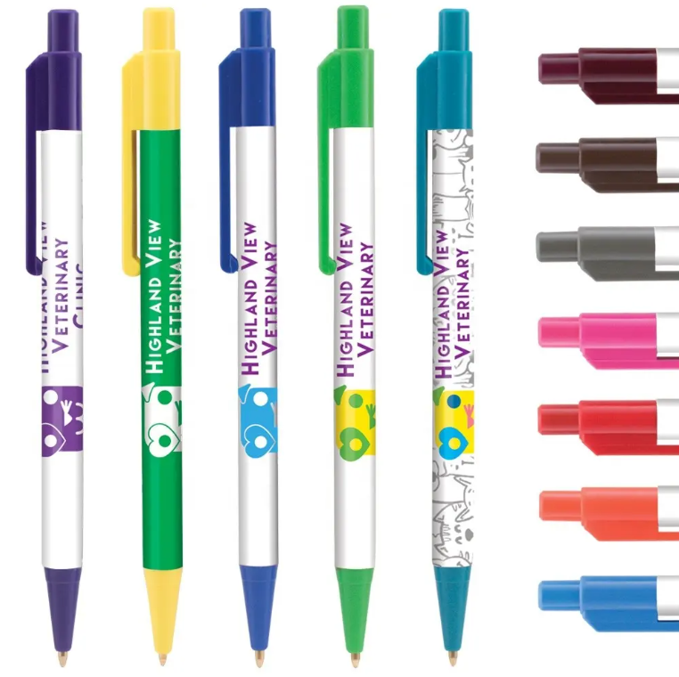 SUPSBL49 Plastic Click Action Ballpoint Pens