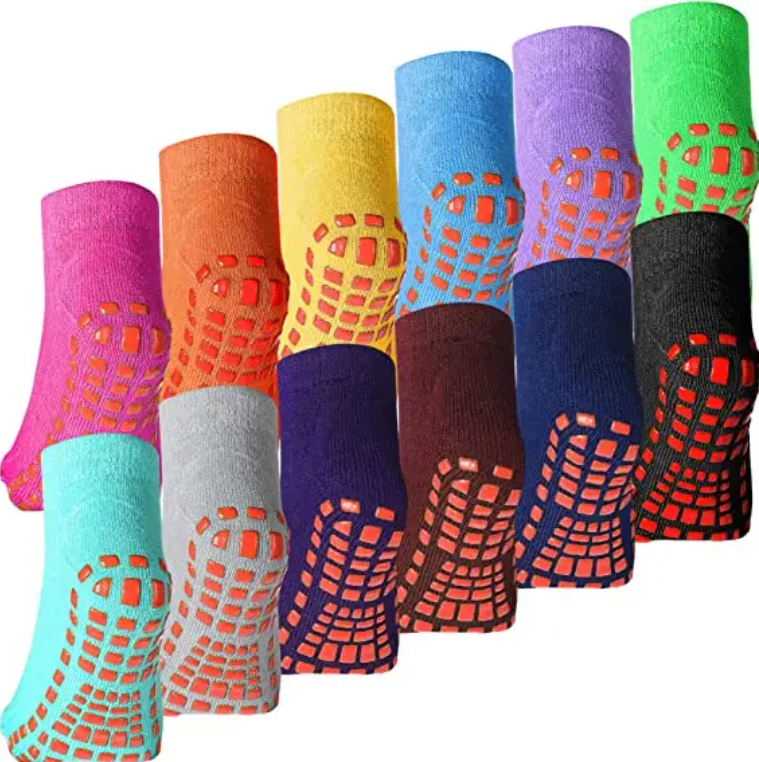 SUPSBL65 Anti-Skid Pilate Grip Medical Socks
