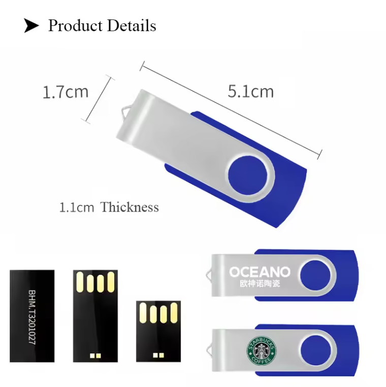 SUPSBL69 4 GB faltbarer USB 2.0-Flash-Speicher