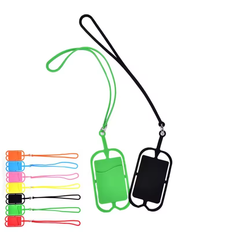SUPSBL79 Silicone Lanyard With Phone Holder &amp; Wallet