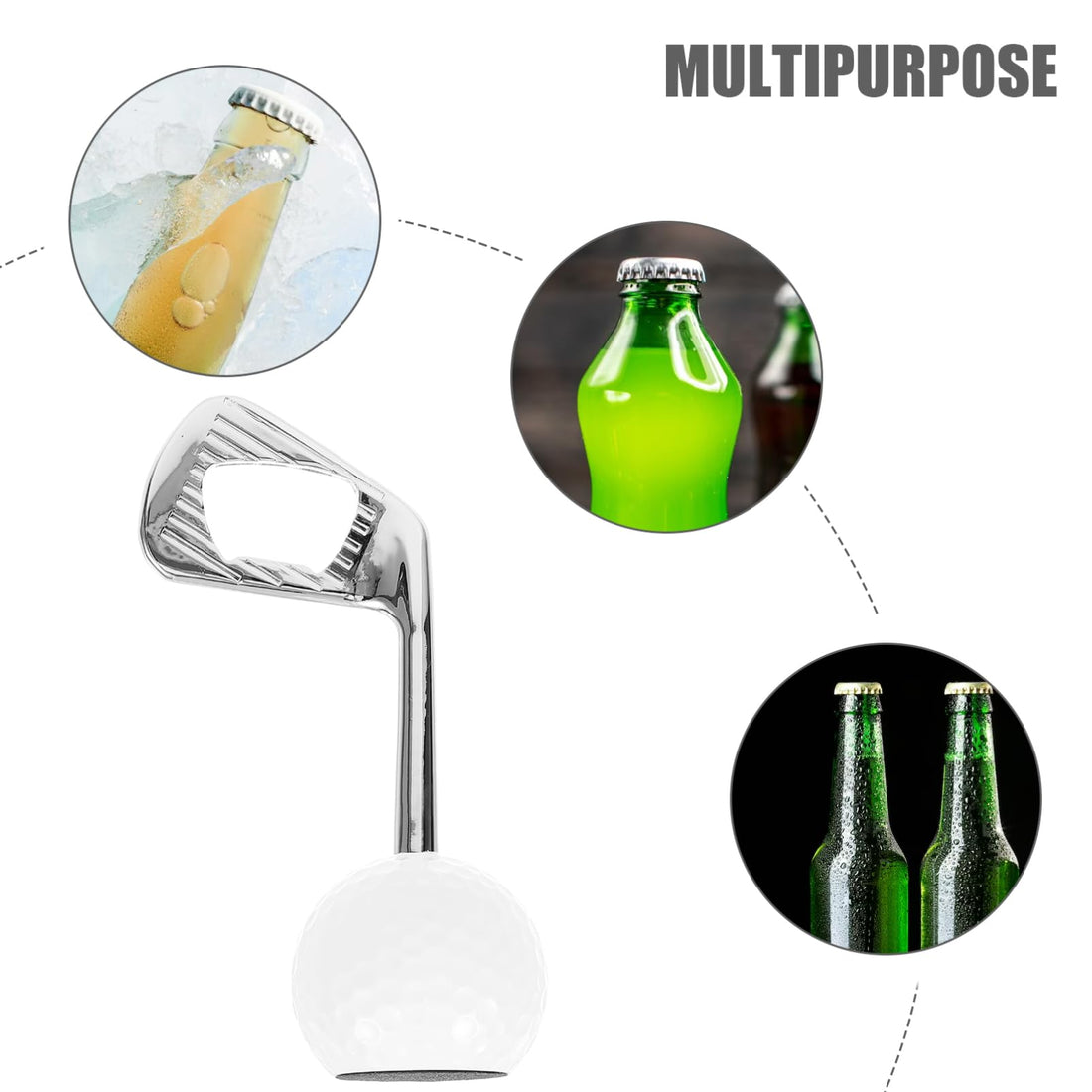 SUPSBY03 Funny golf clip beer bottle opener tool
