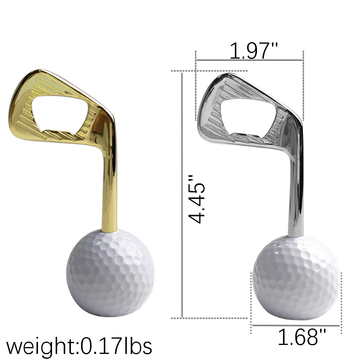 SUPSBY03 Funny golf clip beer bottle opener tool