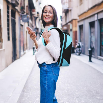 SUPSBY26 LED Backpack with App Control City Serise, 17 Inch Cool DIY Pixel Art Animation Fashion Programming Laptop Backpack, Unique Gift for Men or Women
