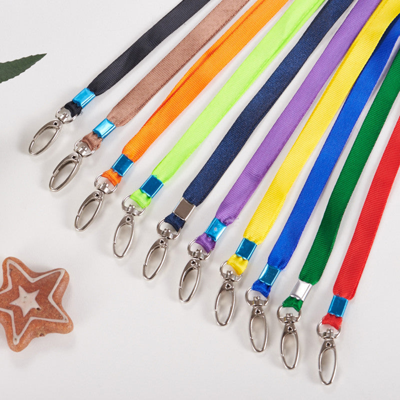 SUPSCW07 Assorted Colors Neck lanyards with Swivel J Hook Clip for Key, Card Holder, Name Tag, Student Teacher Office Worker Accessories