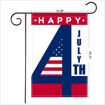 SUPSCW20 Gartenflagge zum Unabhängigkeitstag am 4. Juli, doppelseitiges Design