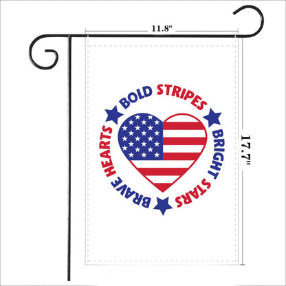 SUPSCW20 Gartenflagge zum Unabhängigkeitstag am 4. Juli, doppelseitiges Design