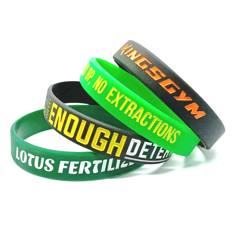 SUPSED11 Colorful silicone sports bracelet