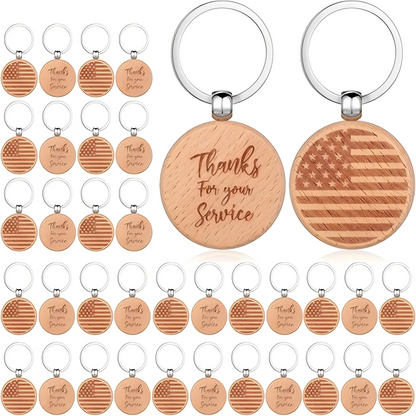 SUPSJC36 Customization Wood Keychains