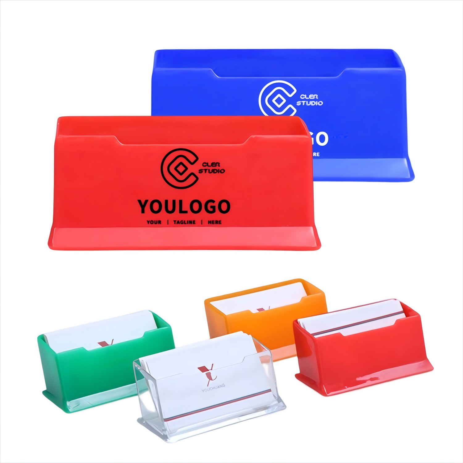 SUPSJC59 Color Custom Acrylic Desktop Business Card Case Box