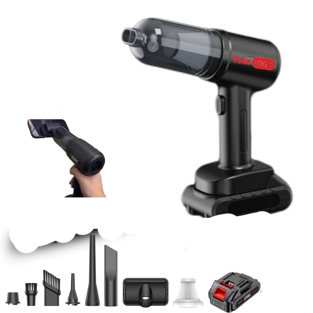SUPSJC67  Portable Car Home Vacuum Cleaner