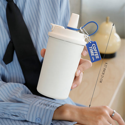 HUPSRC113 16 Oz. Portable Stainless Steel Walking Coffee Cup
